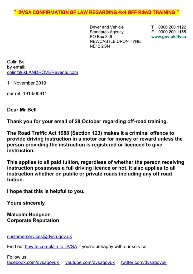Law for instructors